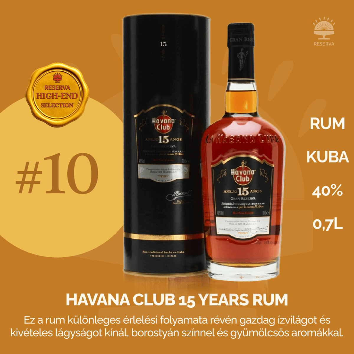 Reserva High - End Selection Ajándék Ital (T5R9L1MX) - Reserva