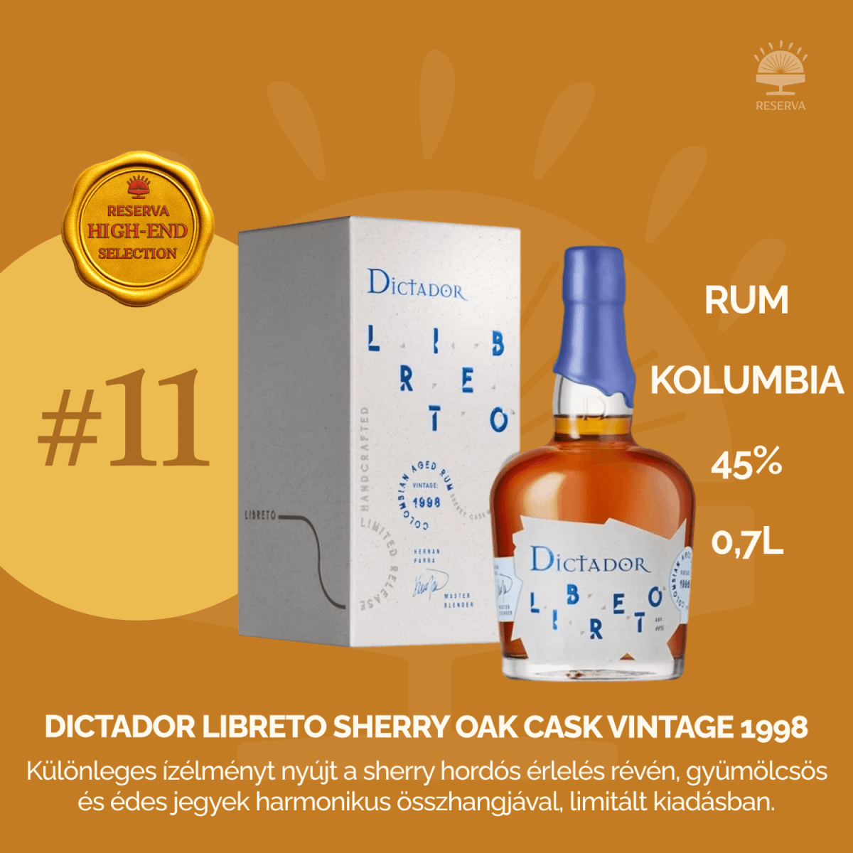 Reserva High - End Selection Ajándék Ital (T5R9L1MX) - Reserva