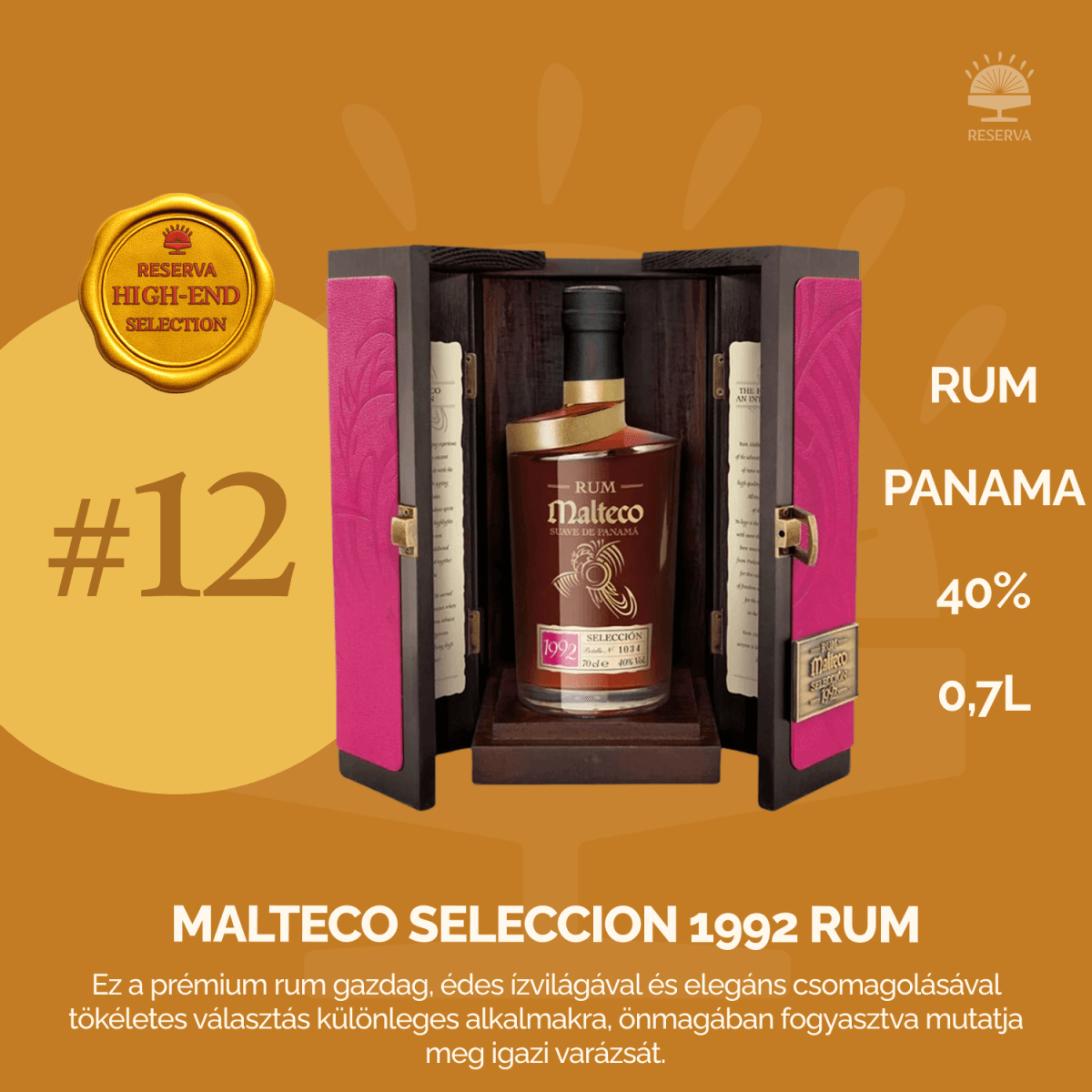 Reserva High - End Selection Ajándék Ital (T5R9L1MX) - Reserva