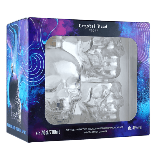 Crystal Head Vodka Díszdobozban, 2 Pohárral - Reserva