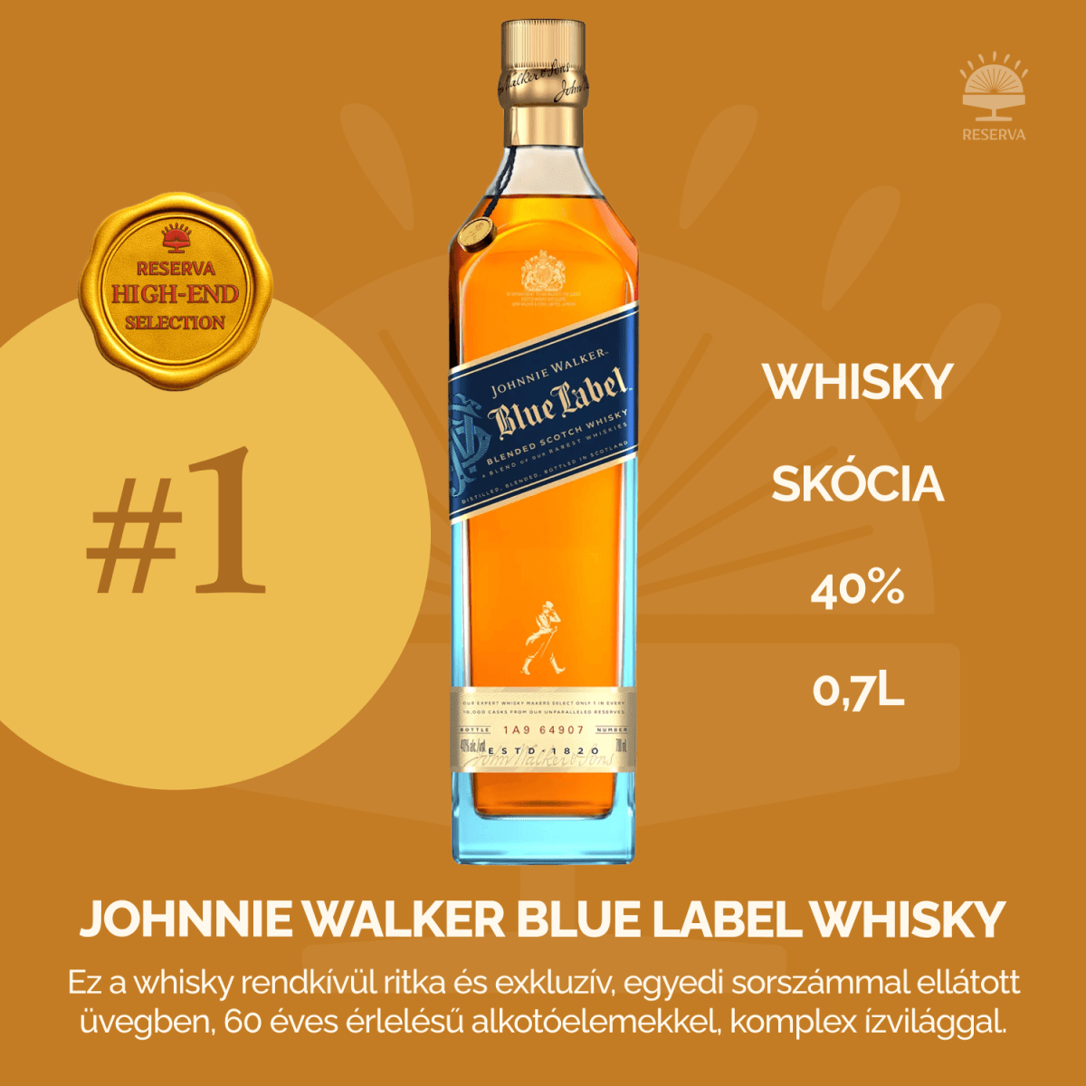 Reserva High - End Selection Ajándék Ital (T5R9L1MX) - Reserva