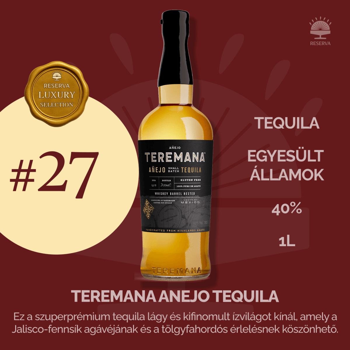 Reserva Luxury Selection Ajándék Ital (7YJ2KX4H) - Reserva