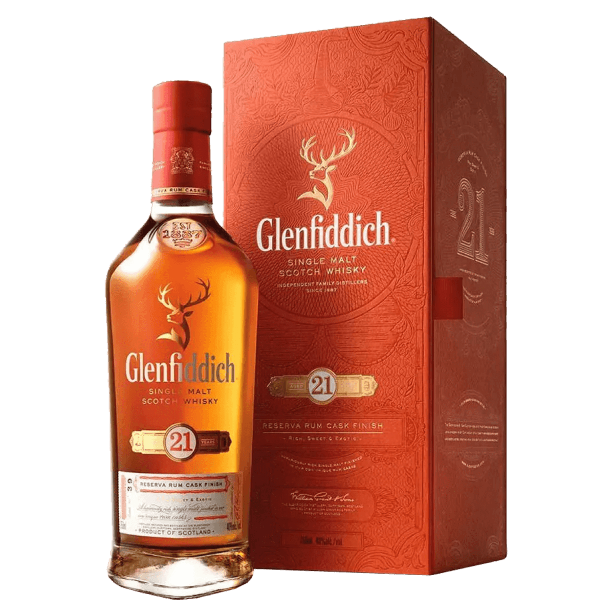 Glenfiddich 21 Years Reserva Rum Cask Finish Whisky - Reserva