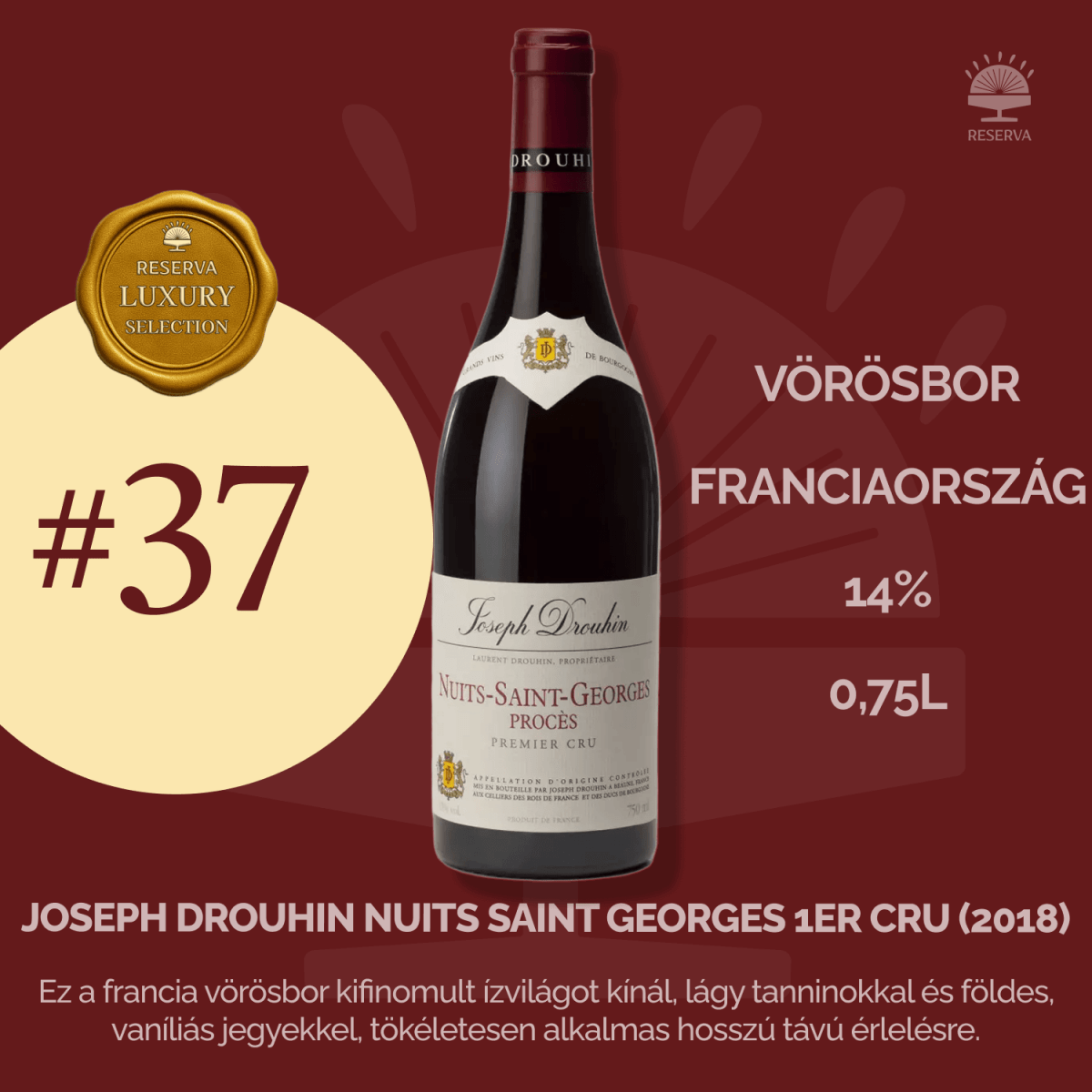 Reserva Luxury Selection Ajándék Ital (7YJ2KX4H) - Reserva