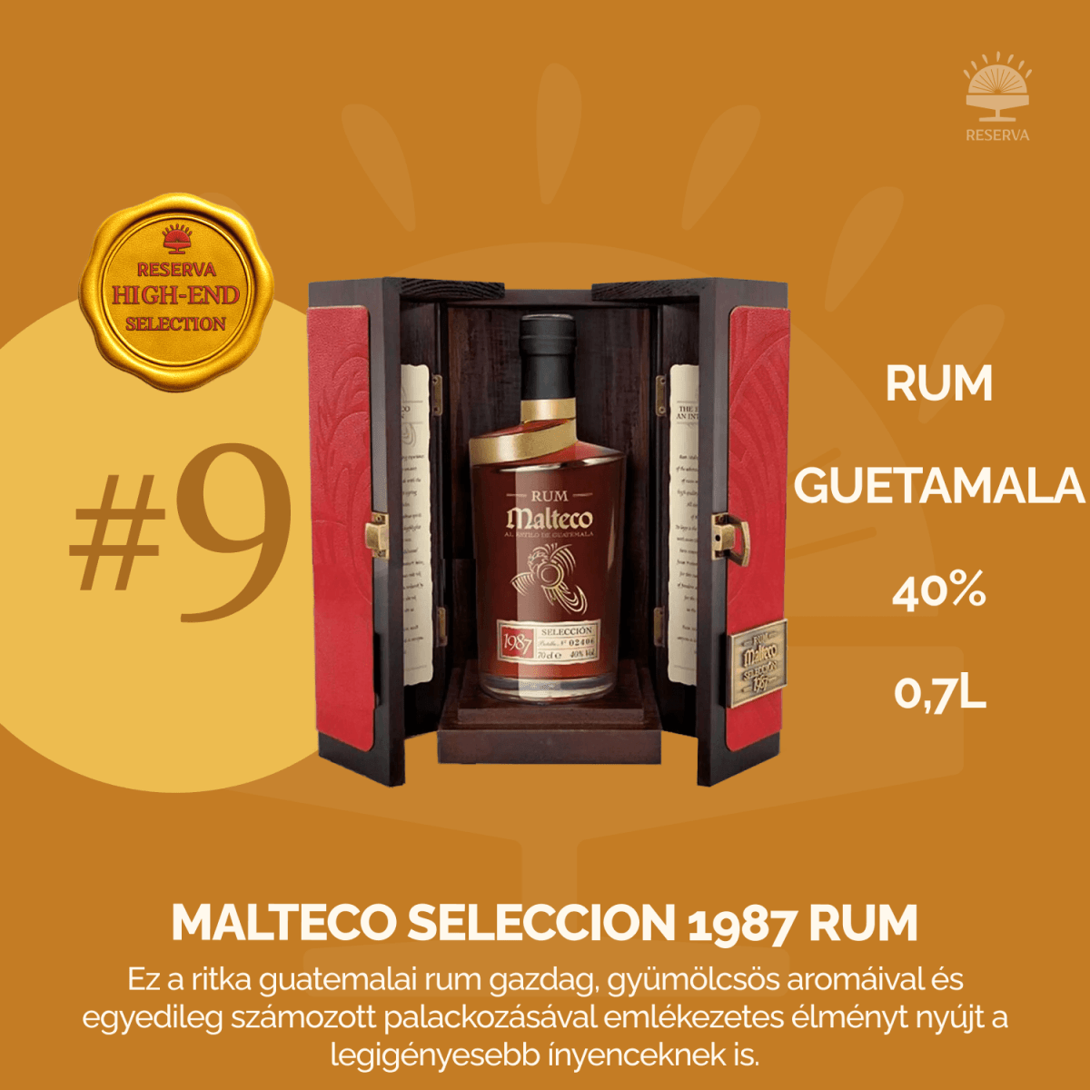 Reserva High - End Selection Ajándék Ital (T5R9L1MX) - Reserva