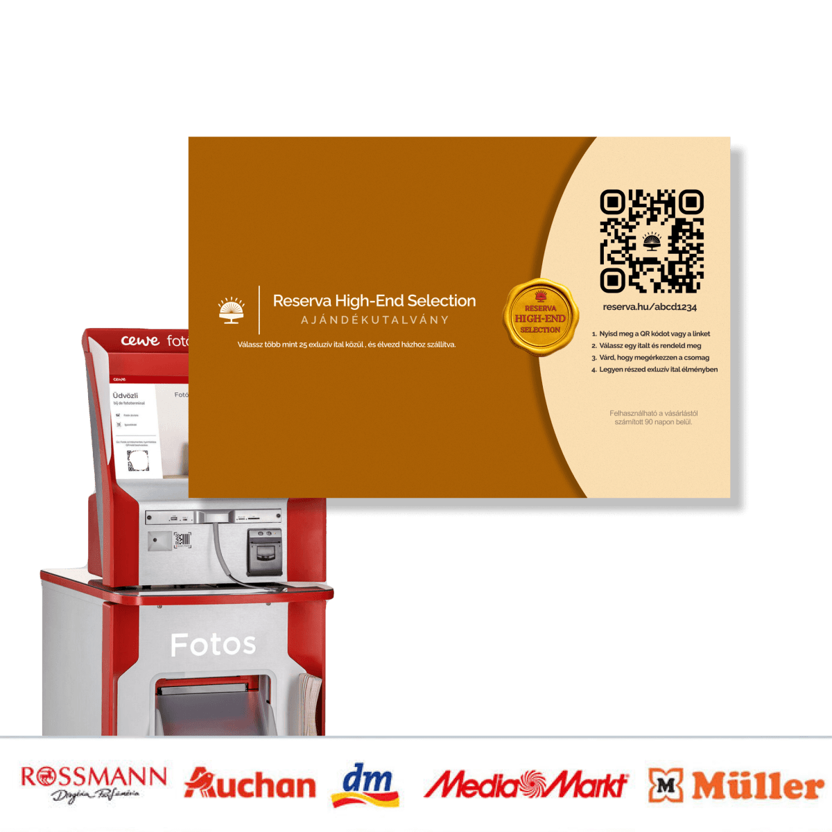 High - End Selection Ajándékutalvány (Választható ital, házhozszállítva) - Reserva