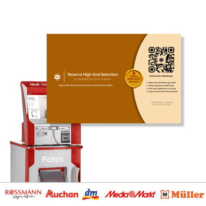 High - End Selection Ajándékutalvány (Választható ital, házhozszállítva) - Reserva