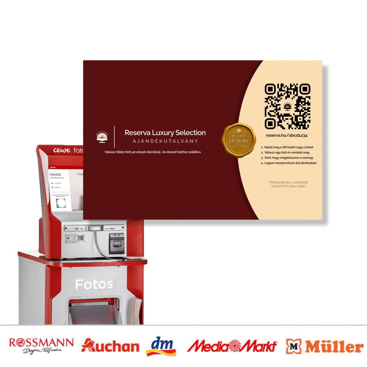 Luxury Selection Ajándékutalvány (Választható ital, házhozszállítva) - Reserva