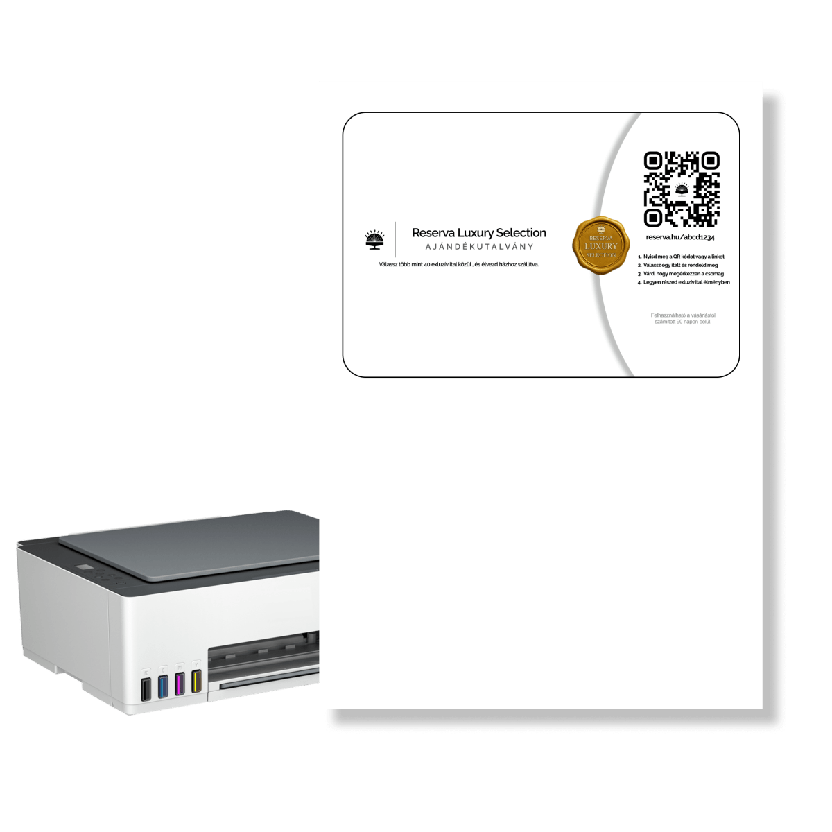 Luxury Selection Ajándékutalvány (Választható ital, házhozszállítva) - Reserva