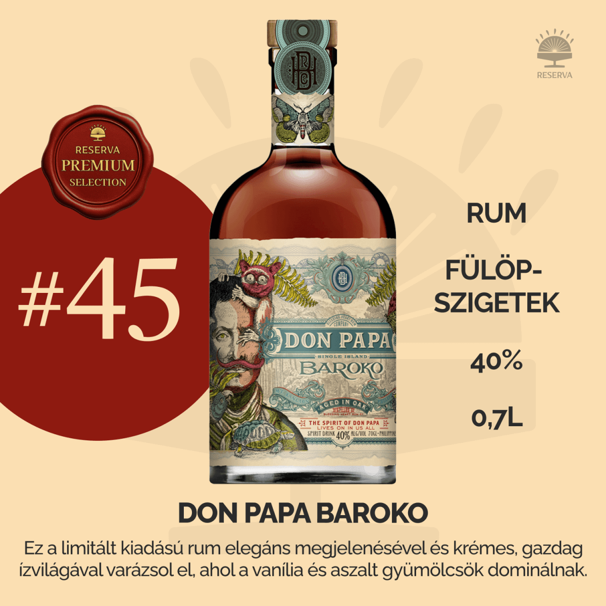 Reserva Premium Selection Ajándék Ital (X7M2L9Q4) - Reserva