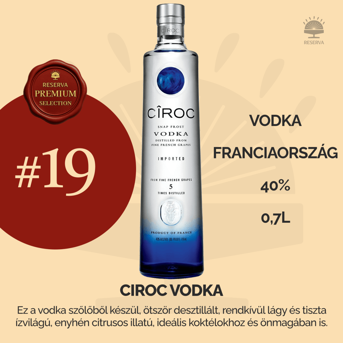 Reserva Premium Selection Ajándék Ital (X7M2L9Q4) - Reserva