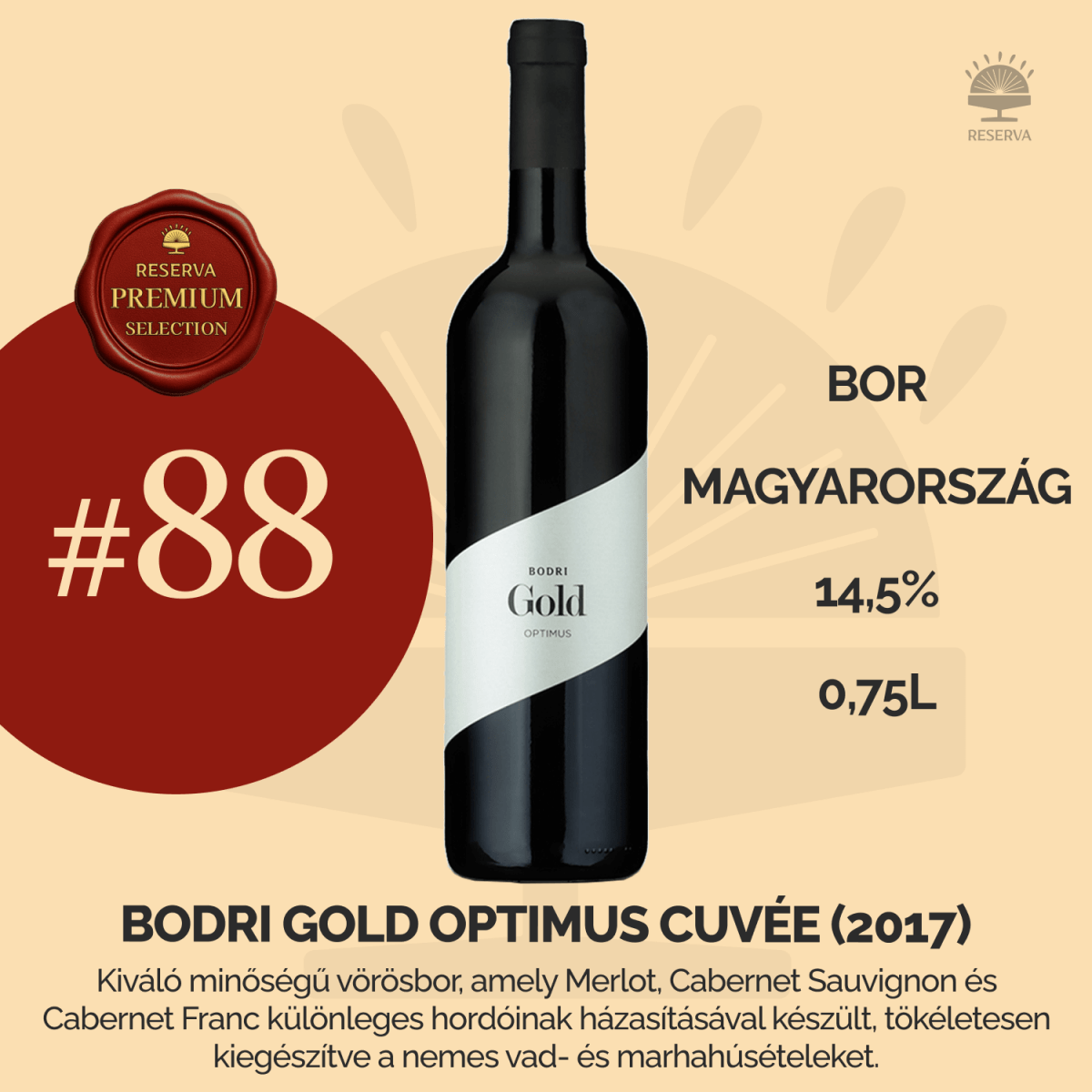 Reserva Premium Selection Ajándék Ital (X7M2L9Q4) - Reserva