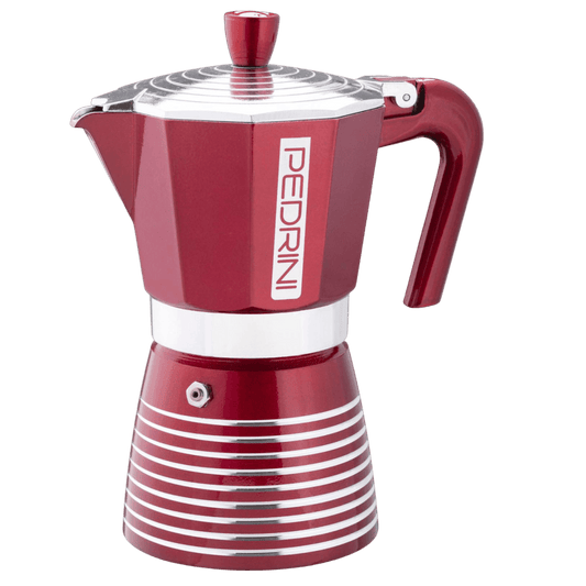 Pedrini® Infinity Kotyogós Kávéfőző - Piros - Reserva