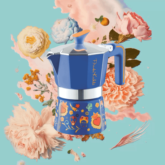 Pedrini® Frida Kahlo Kotyogós Kávéfőző - Kék - Reserva